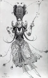 Bozzetto di costume per 